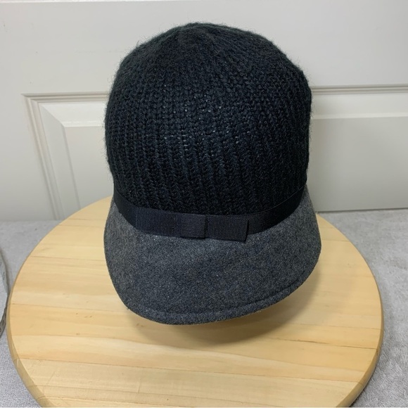 San Diego Hat Co Feminin Neutral Black Gray Knit Wool Blend Bucket Hat One Size - Picture 5 of 11